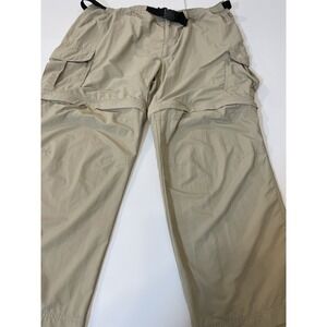 Gander Mountain Cargo Khaki Golf/Hiking Pants Men's Size 3XL Detachable Legs